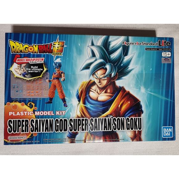 dragon ball z Super saiyan god super saiyan son goku plastic model kit - Picture 1 of 6